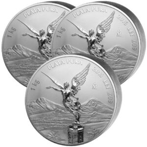 1 Kilo Proof Mexican Silver Libertad Coin (Random Year, Capsules Only)