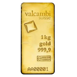 1 Kilo Valcambi Gold Bar For Sale (New w/ Assay)