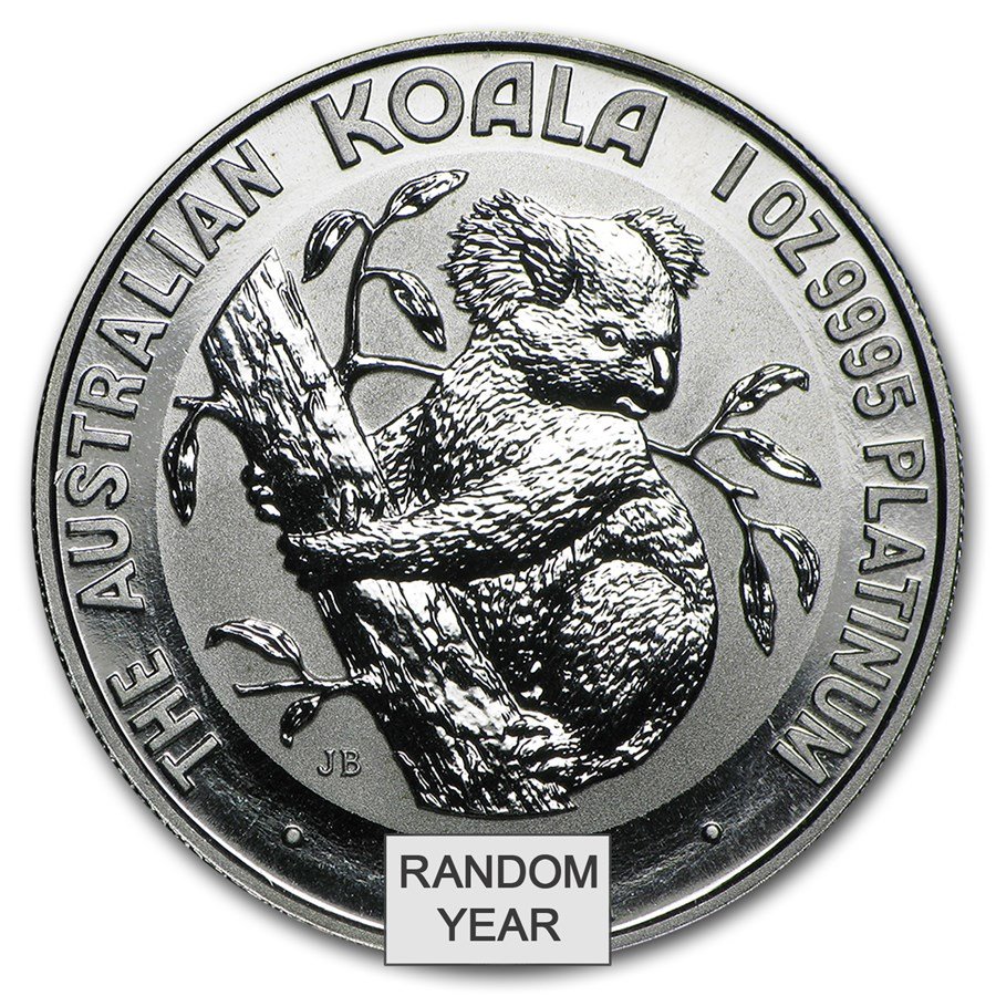 1 oz Australian Platinum Koala Coin (Random Year)