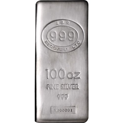 100 oz JBR Silver Bar For Sale (New) - Image 2