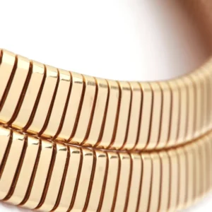 1970s Bulgari Gold Tubogas Necklace