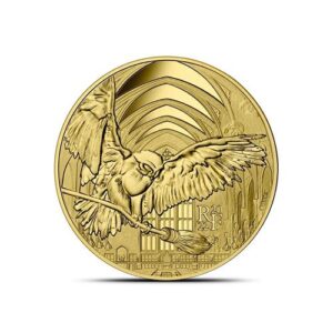 2022 1/4 oz Proof French Harry Potter Hedwig Gold Coin (Box + CoA)