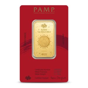 2026 1 oz PAMP Suisse Lunar Legend Mile Horse Gold Bar (New w/ Assay)