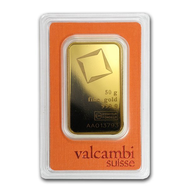50 Gram Valcambi Gold Bar For Sale (New w/ Assay) - Image 2