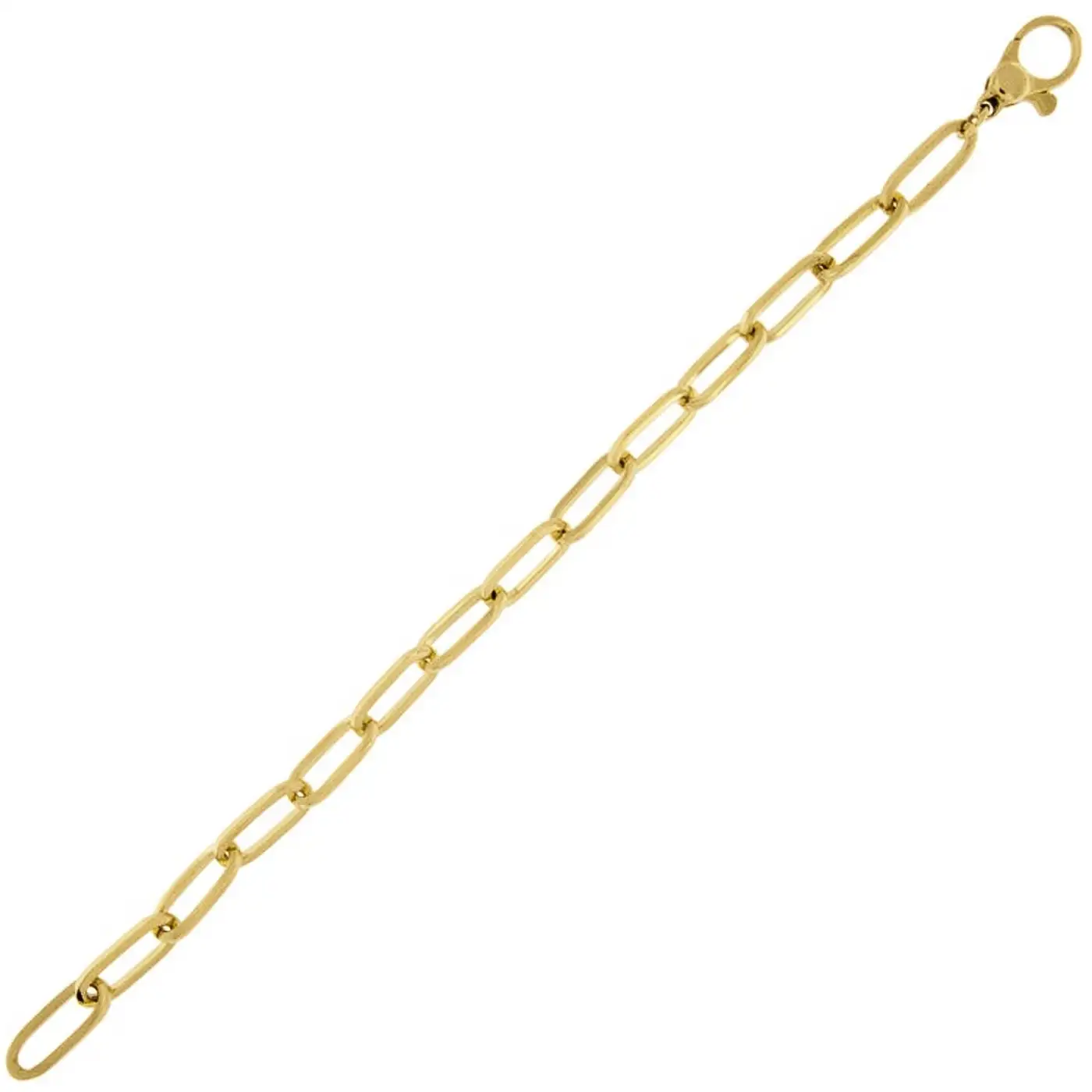Alex Jona 18 Karat Yellow Gold Link Chain Bracelet - Image 2