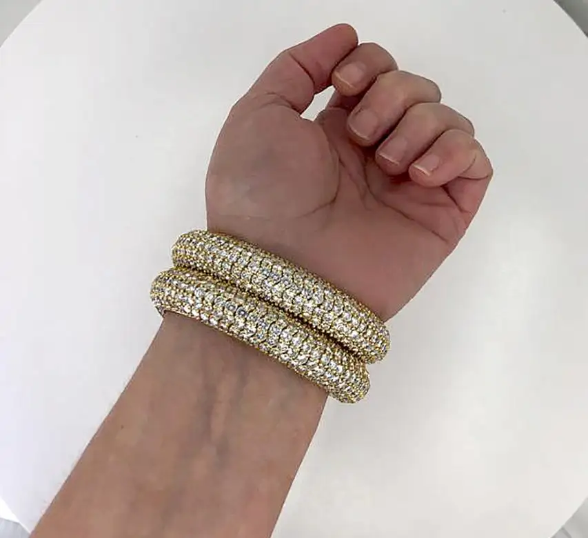Bulgari Diamond Flexible Bracelet - Image 4