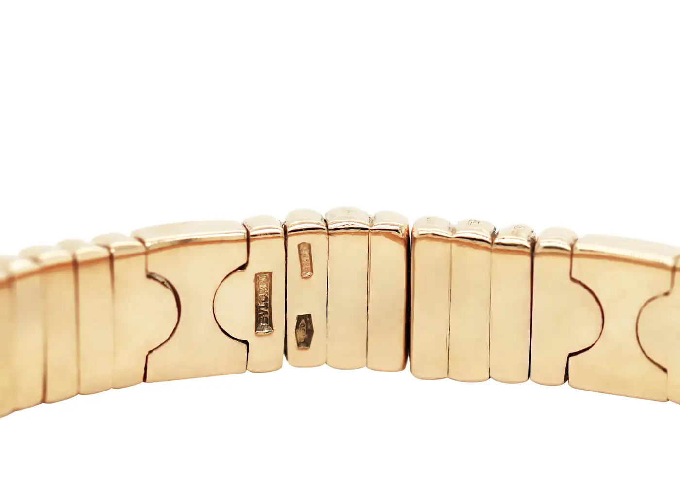 Bulgari Parentesi 18 Carat Yellow Gold Cuff Bangle Bracelet - Image 3