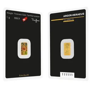 Buy 1 Gram Argor Heraeus Gold Bar (New w/ Assay)
