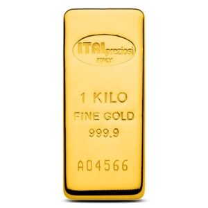Buy 1 Kilo Italpreziosi Cast Gold Bar (New)