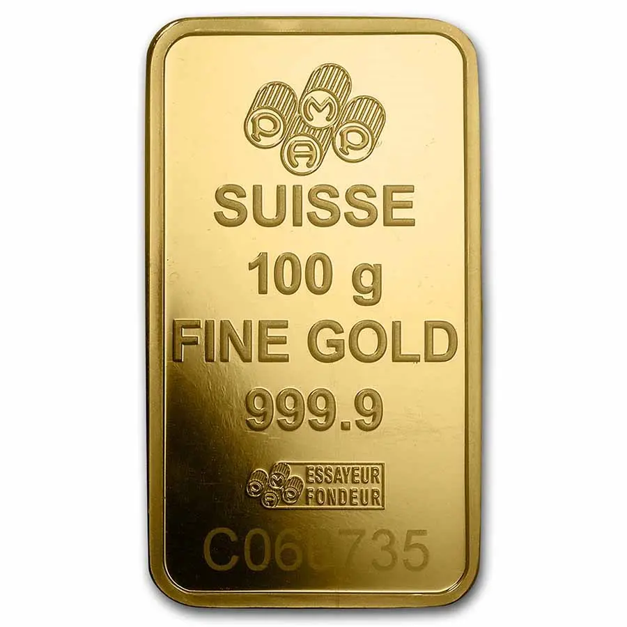 Buy 100 Gram PAMP Suisse Fortuna Gold Bar (New w/ Assay) - Image 2