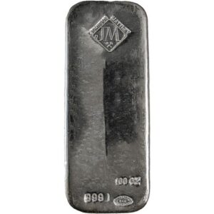 Buy 100 oz Johnson Matthey Silver Bar (Secondary Market)