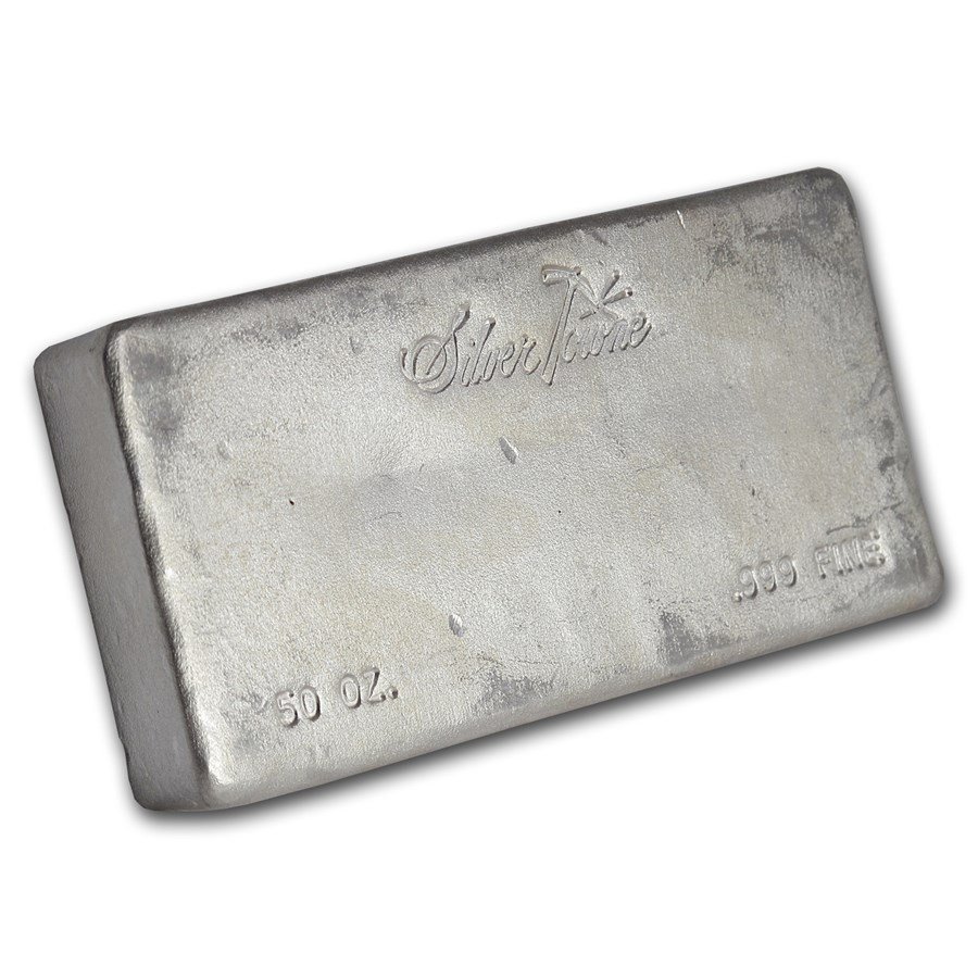 Buy 50 oz SilverTowne Poured Silver Bar (New) - Image 2
