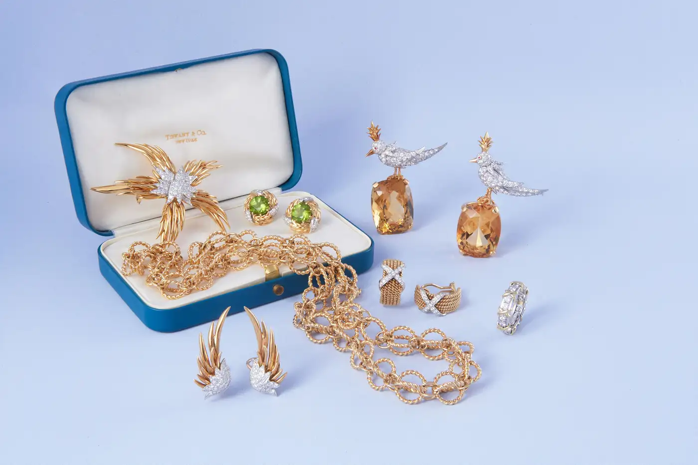 Buy Peridot and Diamond Ear Clips - Jean Schlumberger for Tiffany & Co. - Image 7