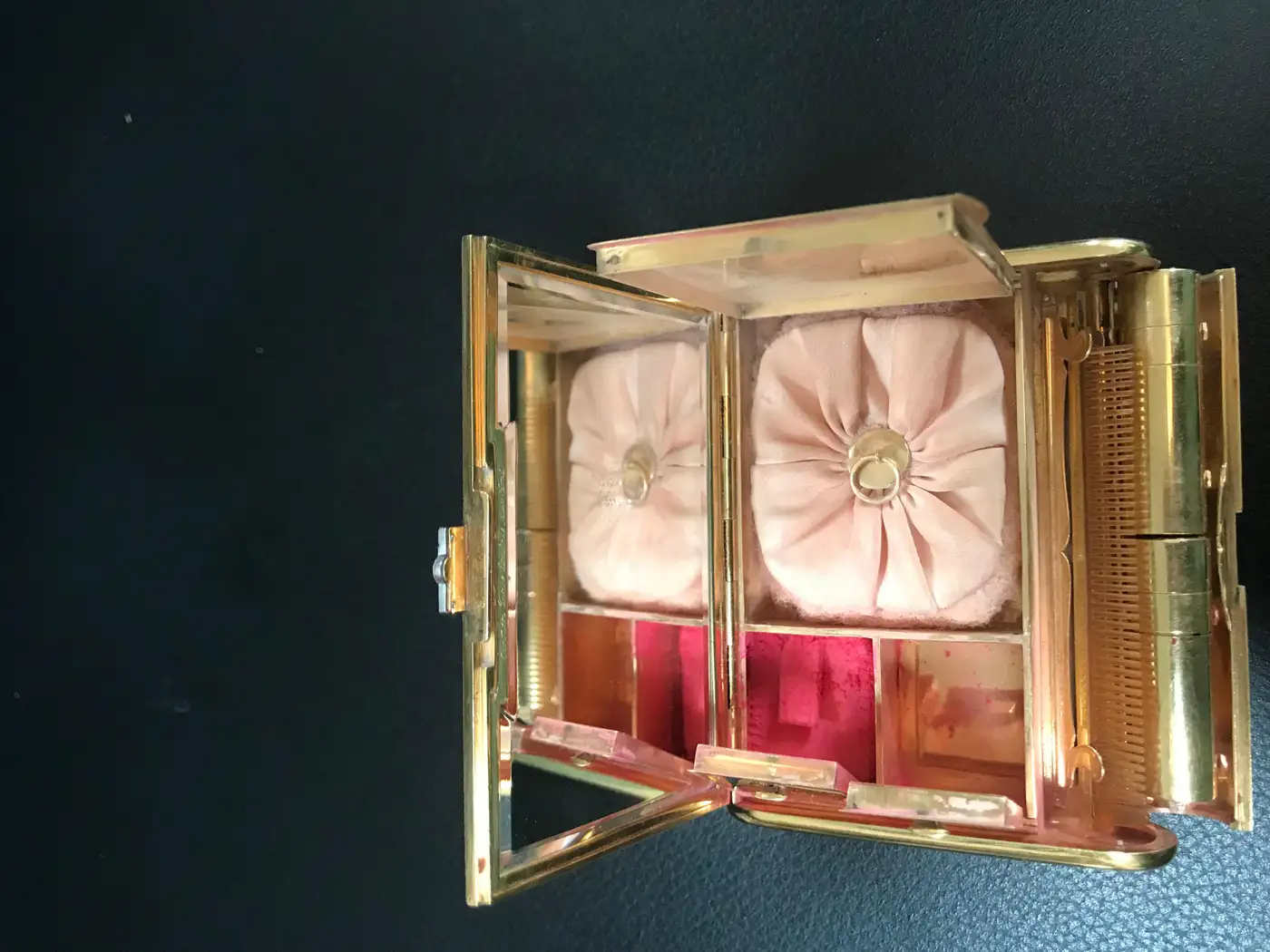 Cartier 18 Karat Yellow Gold Vanity Case 279 Grammes, Art Deco, 279 Gm Gold, Rare - Image 10