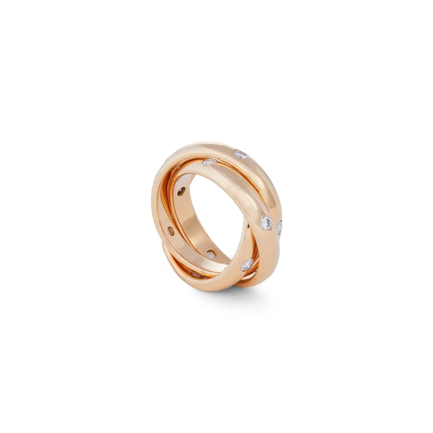Cartier Trinity Constellation Yellow Gold and Diamond Ring - Image 3