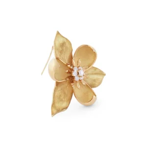 Dogwood Flower Gold and Diamond Brooch Tiffany & Co.