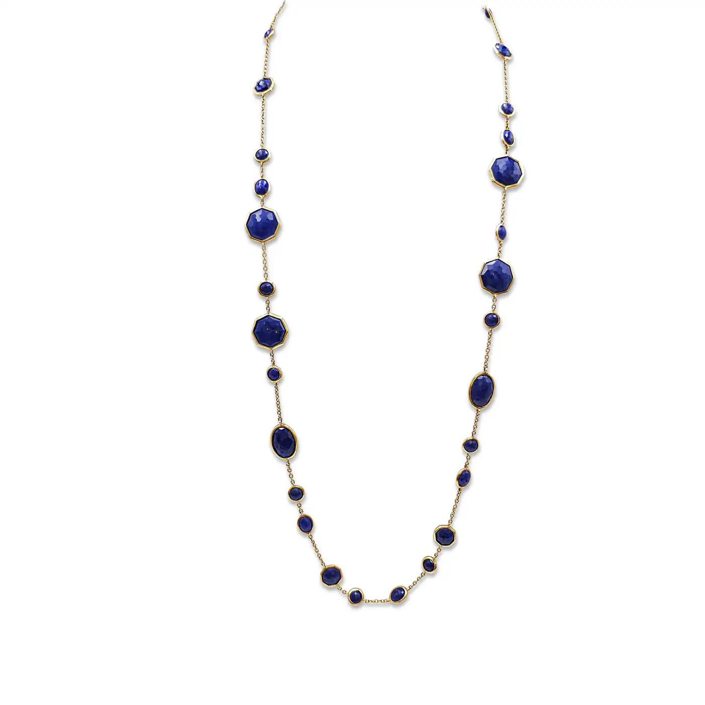 Ippolita Rock Sweets Lolly Gold and Lapis Necklace - Image 4