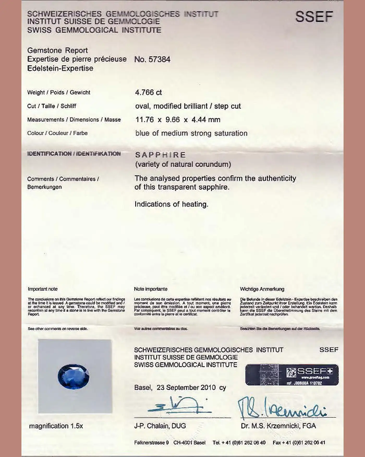 Mouawad Contemporary Sapphire Diamond Halo Demi Parure Suite - Image 10