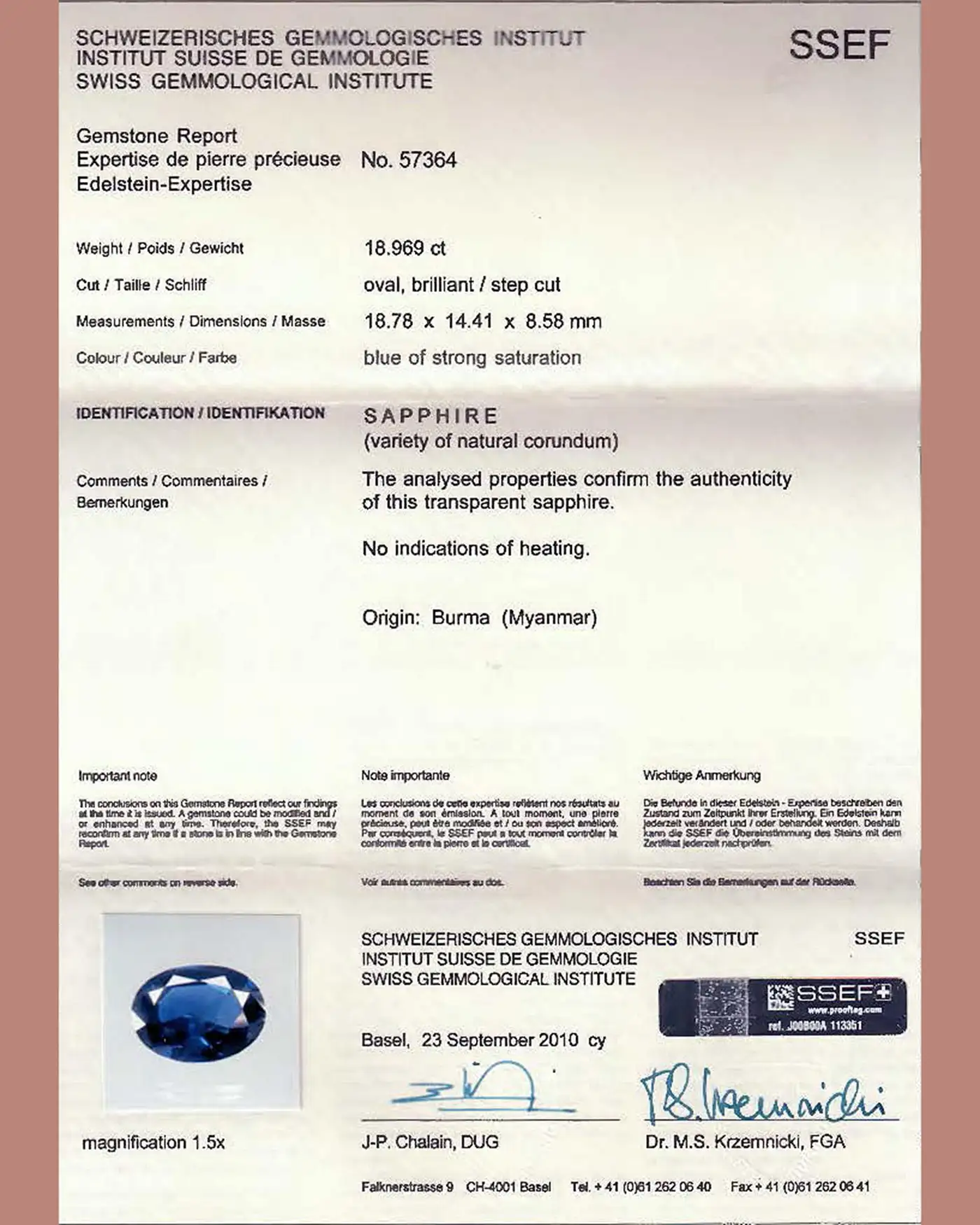 Mouawad Contemporary Sapphire Diamond Halo Demi Parure Suite - Image 8