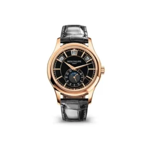 Patek Philippe Annual Calendar Rose Gold Black Dial 5205R-010
