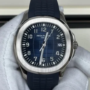 Patek Philippe Aquanaut 5168G-001 20th Anniversary White Gold Blue Dial
