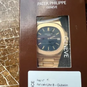 Patek Philippe Nautilus 3700/1 Nautilus GBELIN Gelbgold Erstbesitz Full Set