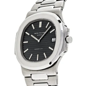 Patek Philippe Nautilus Vintage 3700/11 Tiffany and Co. Steel Black Dial