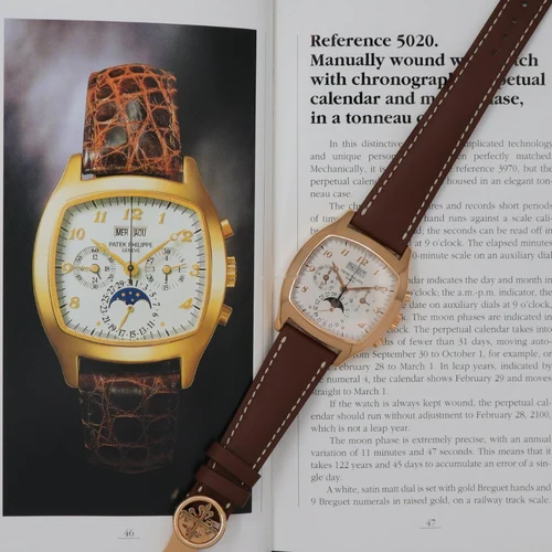 Patek Philippe Perpetual Calendar Chronograph 5020R-013 Perpetual Chronograph Cushion Shape Complete Final Year Rare - Image 3