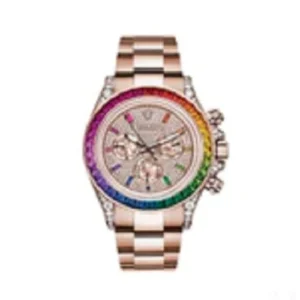 Rolex Daytona 116595RBOW Daytona Rainbow Pave Dial Rose Gold Unworn