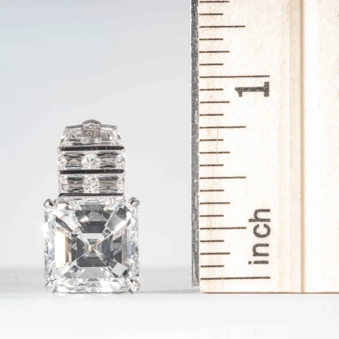 Shreve Crump & Low GIA Certified 18.21 Carat Asscher Cut Diamond Drop Earrings - Image 8