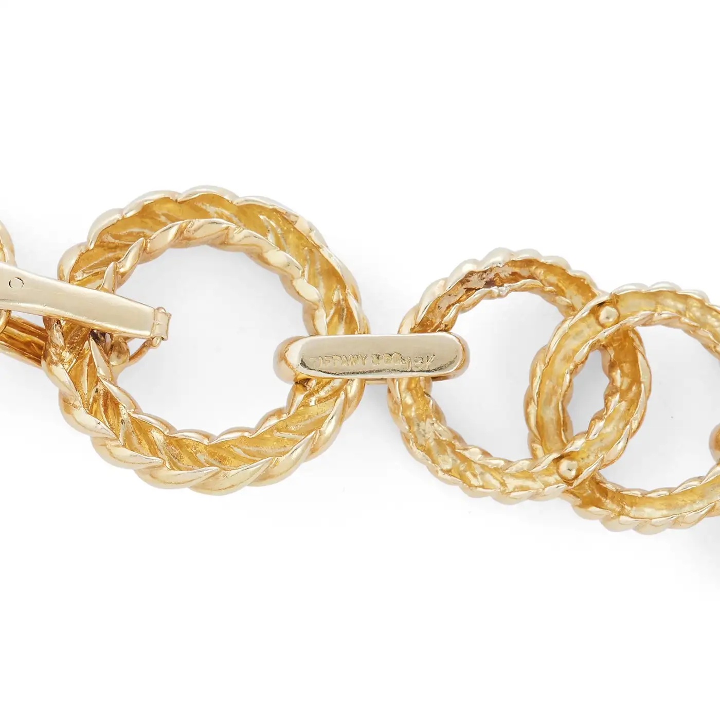 Tiffany & Co. Gold Rope Link Necklace - Image 5