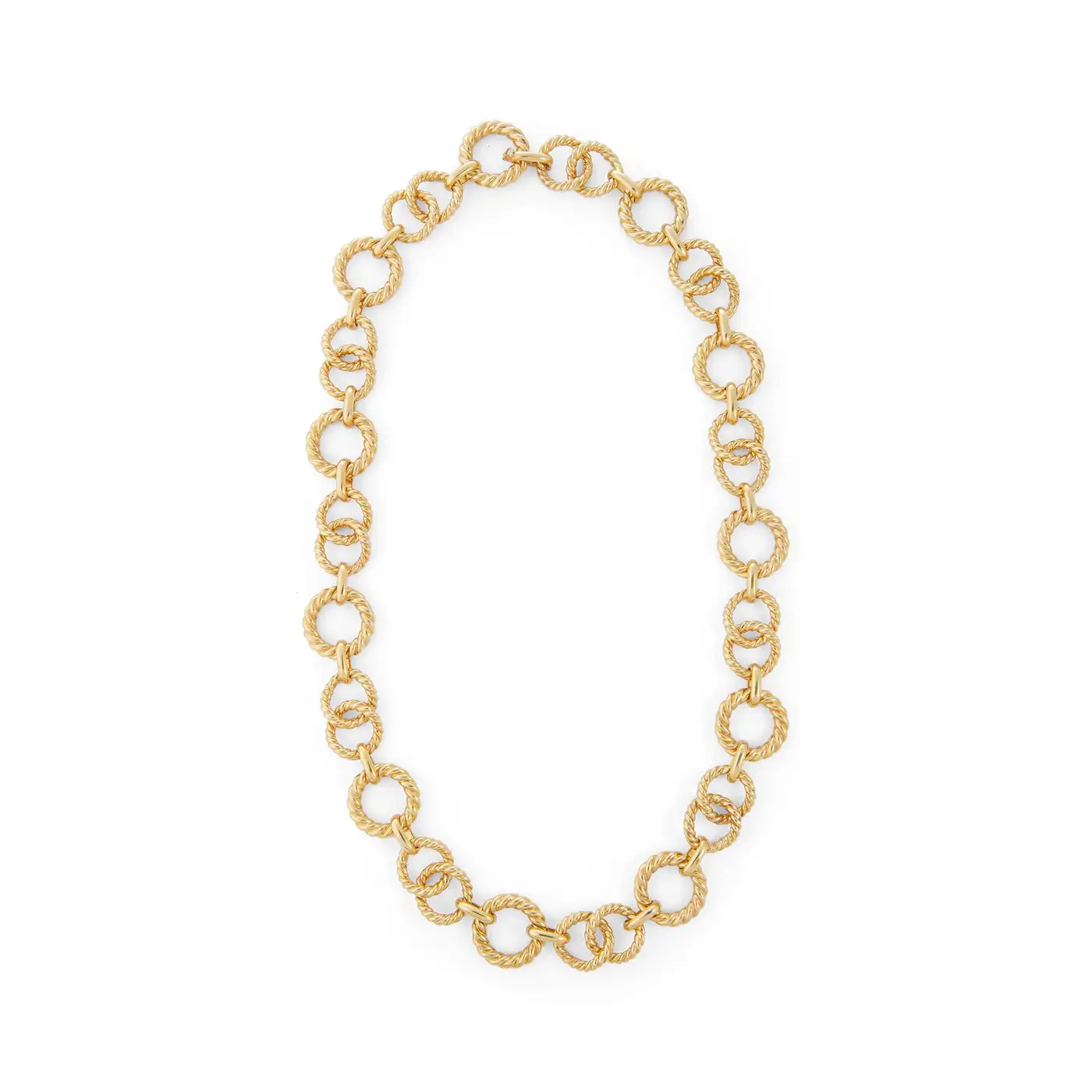 Tiffany & Co. Gold Rope Link Necklace - Image 4