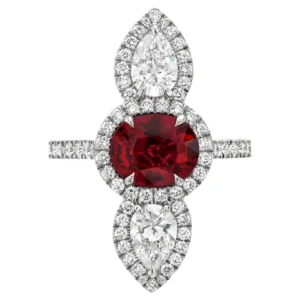 Unheated Ruby Ring 2.09 Carats AGL Certified No Heat