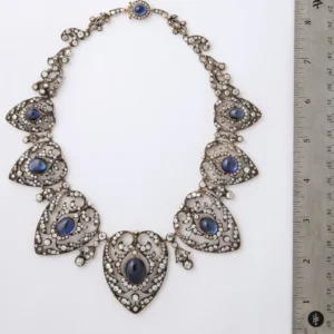 Victorian Sapphire and Diamond Necklace