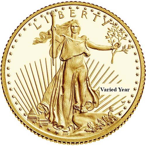 1/4 oz Proof American Gold Eagle Coin (Random Year, Box + CoA) - Image 2