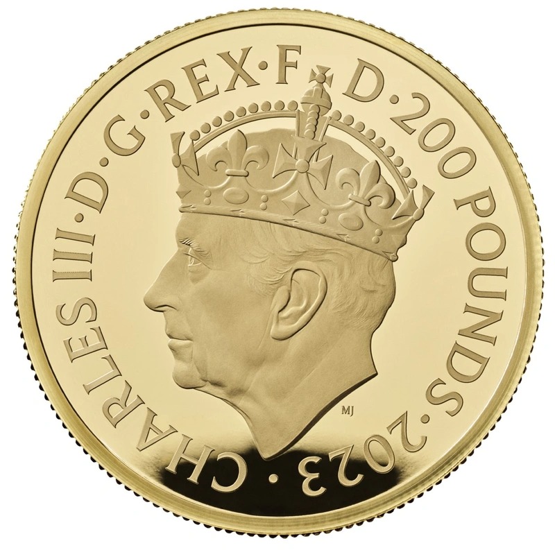 2023 2 oz Gold Coronation of His Majesty King Charles III Proof Coin - Image 2